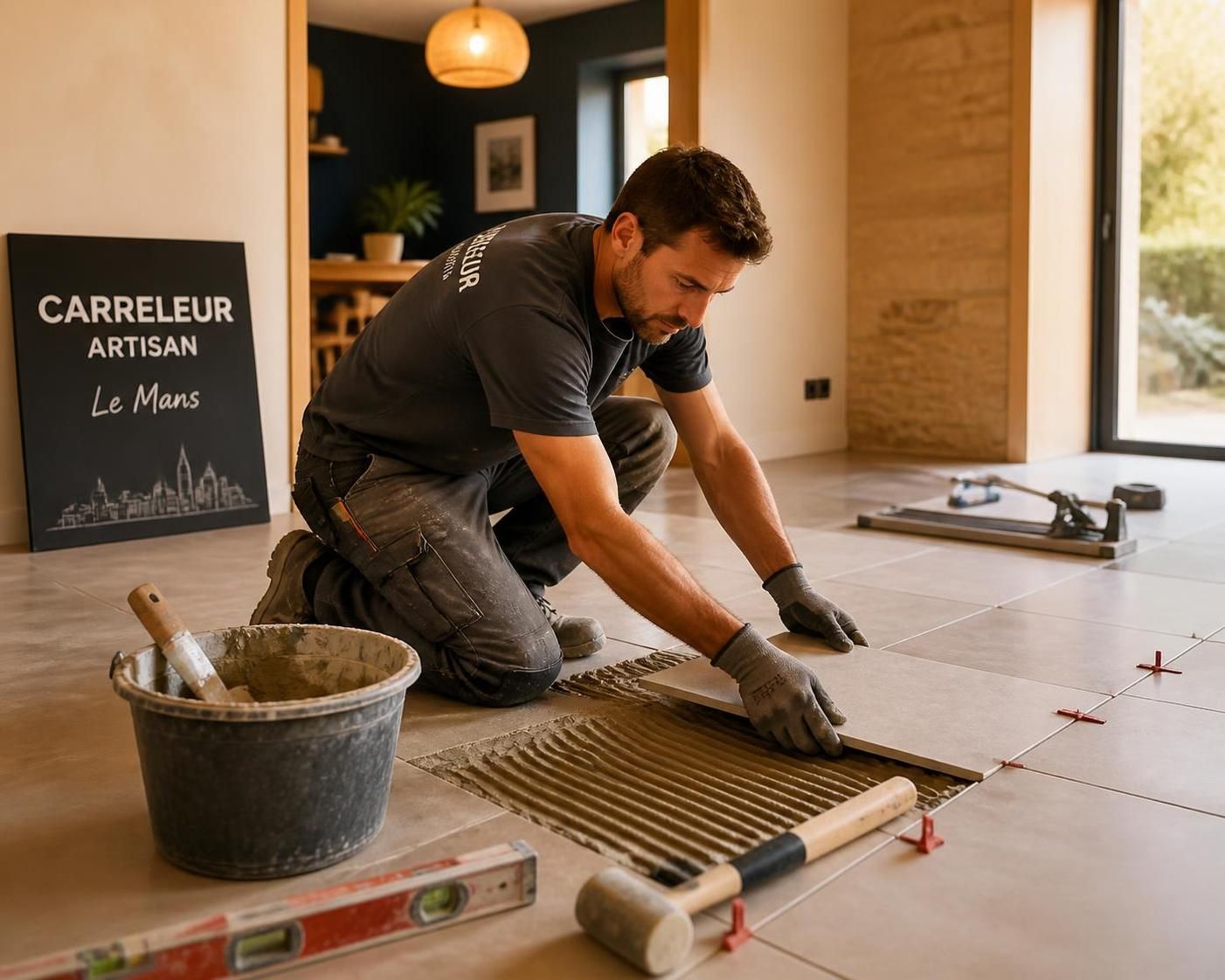 découvrez nos conseils pour bien choisir un carreleur au mans et garantir la qualité de vos travaux de pose de carrelage.
