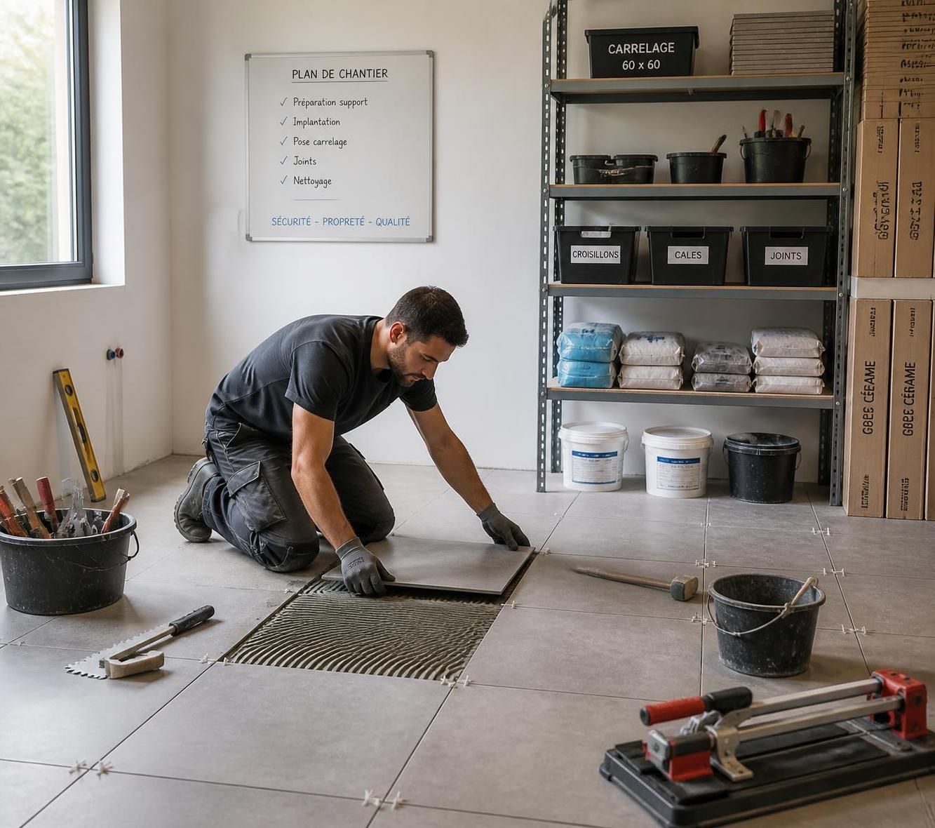 découvrez combien de mètres carrés un carreleur professionnel peut poser en une journée, les facteurs qui influencent la productivité et des conseils pour optimiser les travaux de carrelage.