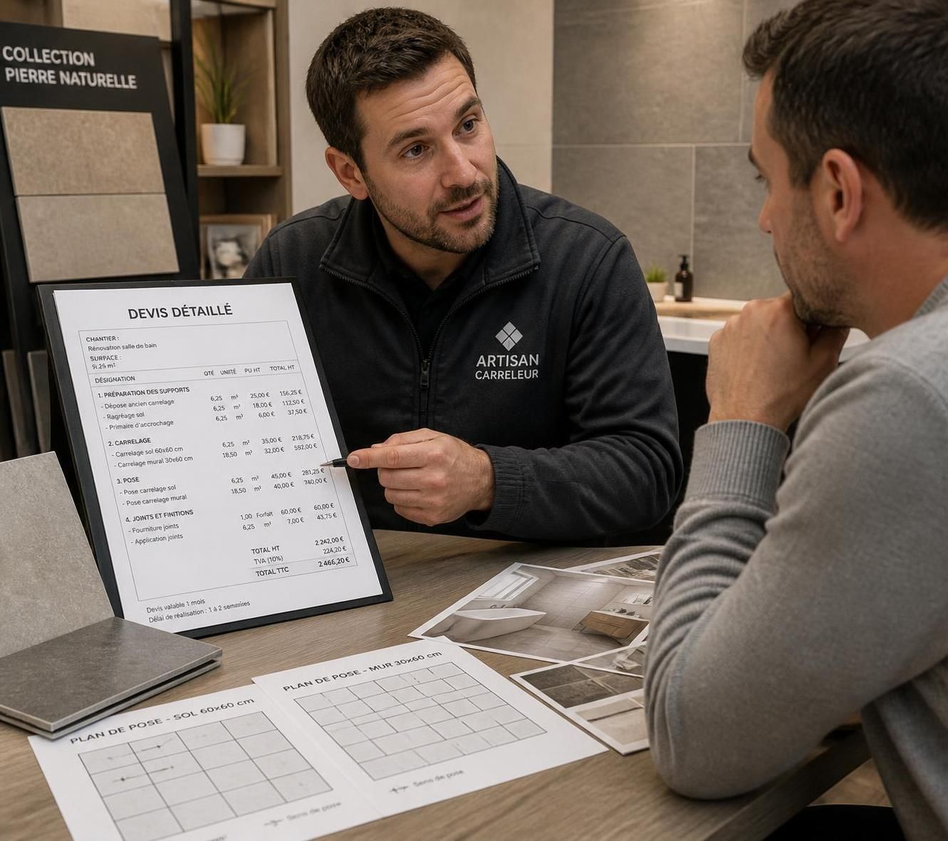 découvrez les tarifs pour la pose de carrelage au m2 sans fourniture et les facteurs à considérer pour bien planifier votre chantier.