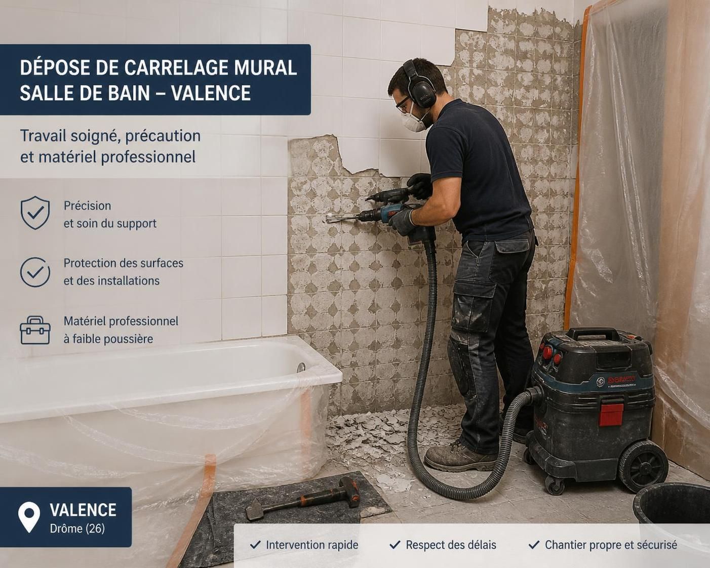 découvrez le prix moyen pour la dépose de carrelage au m² en 2026, avec des conseils pour mieux estimer vos travaux de rénovation.