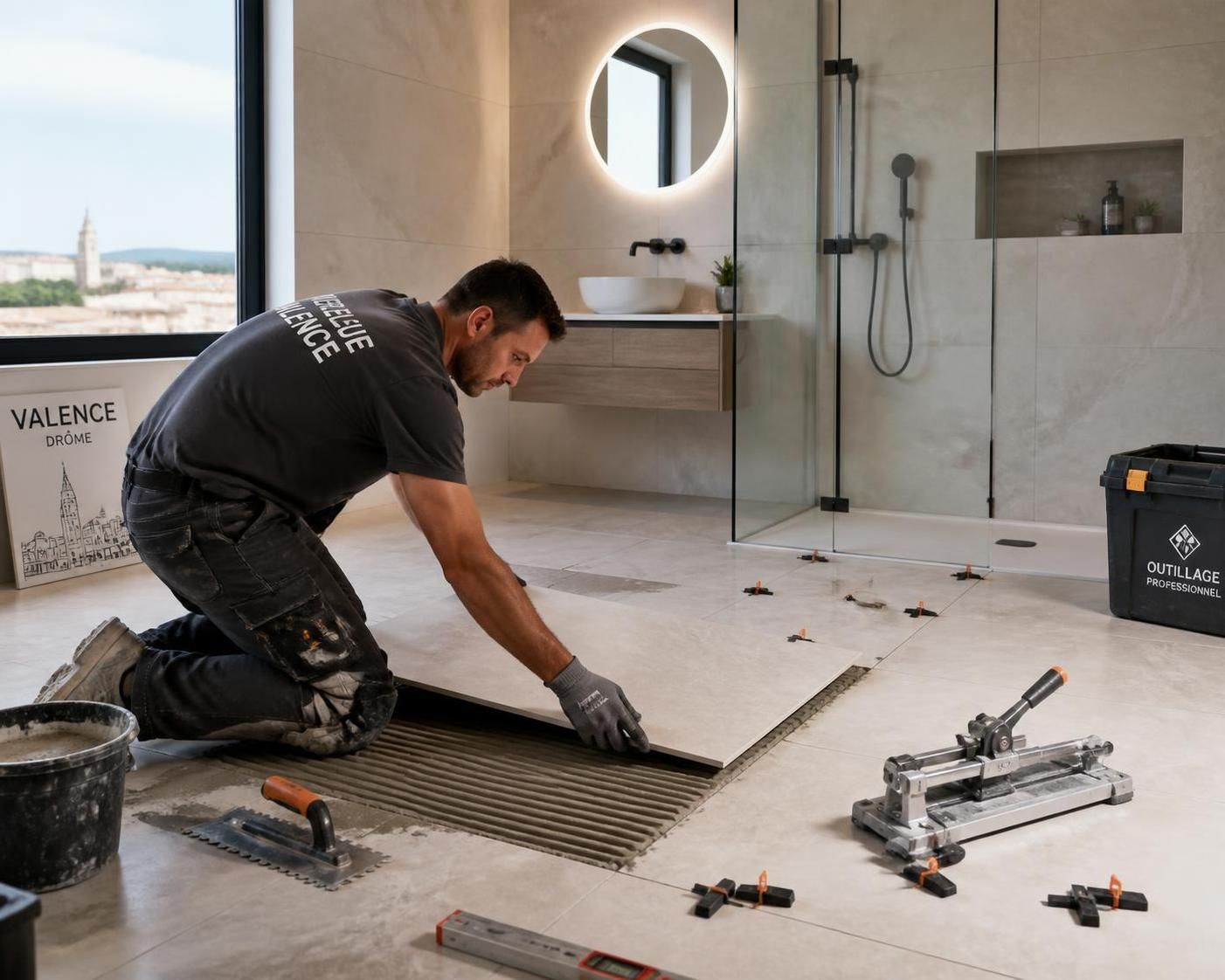 découvrez le coût moyen de la pose de carrelage au m² en 2026 et obtenez des conseils pour estimer votre budget travaux avec précision.
