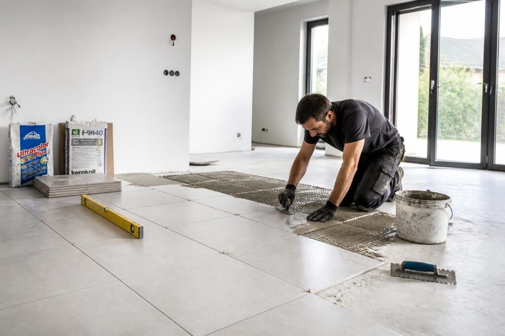 découvrez le coût moyen de la pose de carrelage au m2 en 2026 et obtenez des conseils pour bien préparer votre budget travaux.