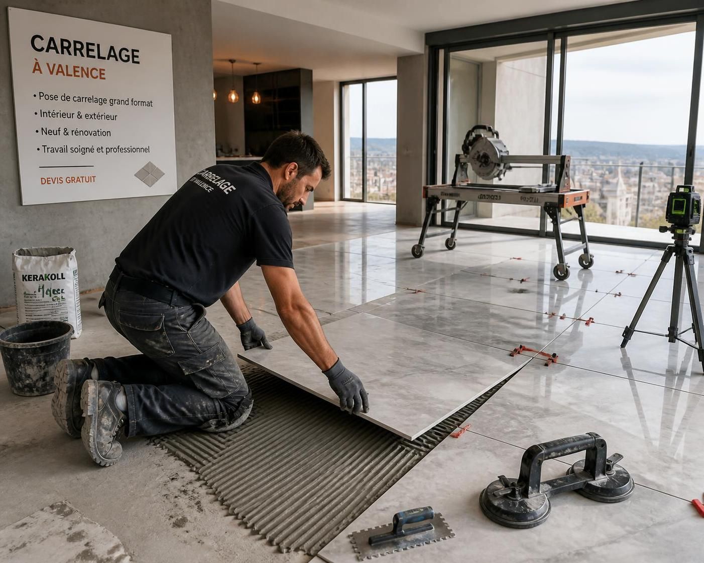 découvrez le prix de la pose de carrelage au m2 en 2026, les facteurs influençant le coût, et obtenez des conseils pour bien choisir votre artisan.
