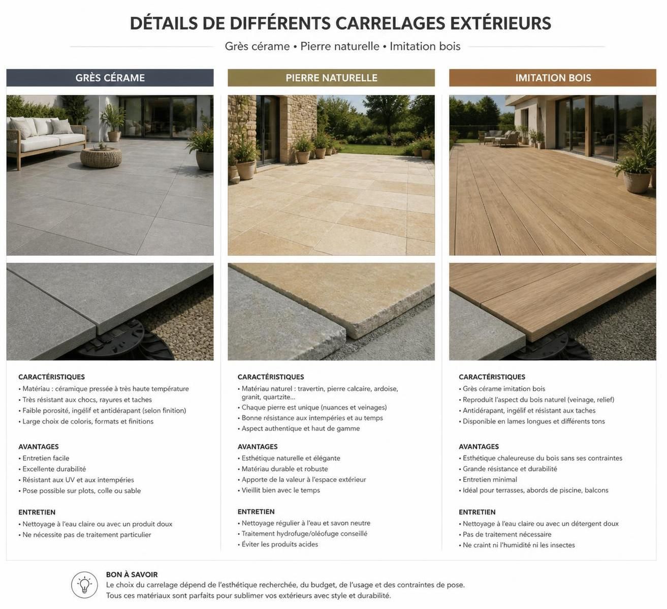 découvrez le prix moyen de la pose de carrelage extérieur au m² en 2026. guide complet pour estimer vos travaux de terrasse, jardin et espaces extérieurs.
