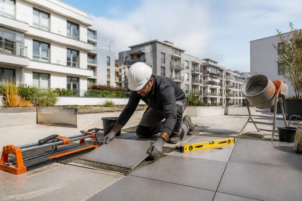 découvrez le prix de la pose de carrelage extérieur sur dalle béton en 2026. guide complet des coûts, facteurs influençant le tarif et conseils pour réussir votre projet d'aménagement extérieur.