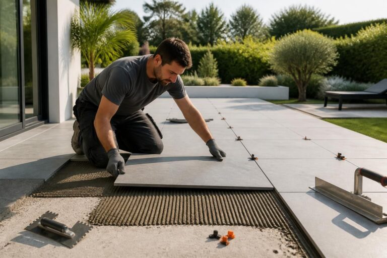 découvrez le prix de la pose de carrelage pour terrasse sans fourniture en 2026. guide complet des tarifs pour bien préparer votre budget travaux.