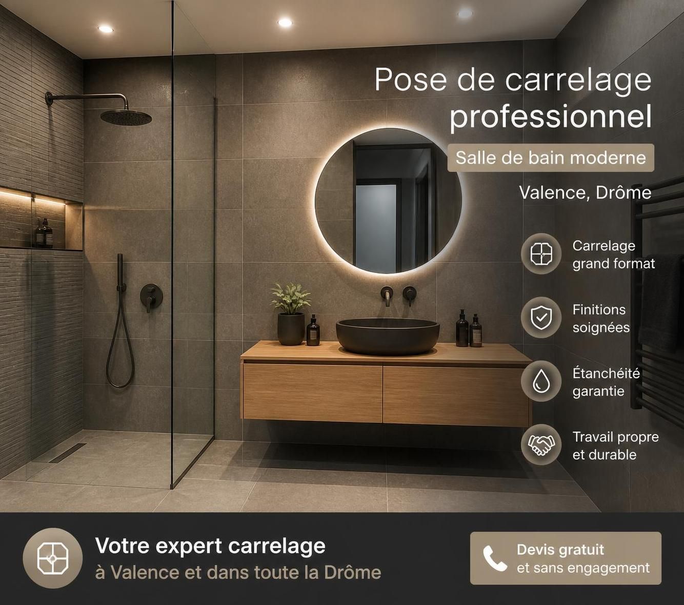 découvrez le prix moyen de la pose de carrelage au m² en 2026 et obtenez des conseils pour estimer votre budget travaux de rénovation.