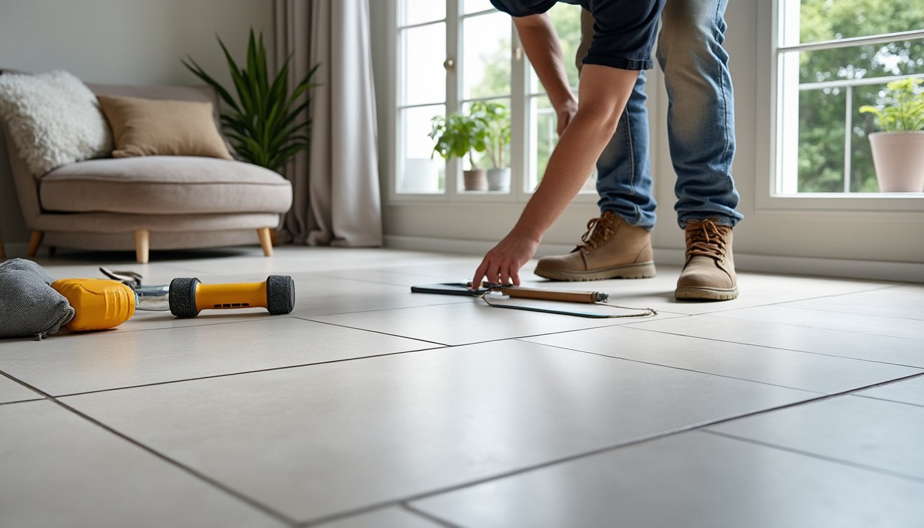 Pose de carrelage intérieur à Valence
