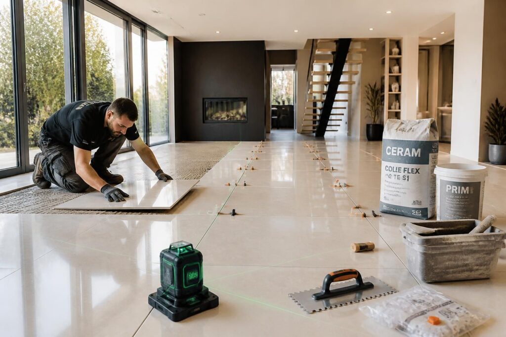 découvrez le coût de la pose de carrelage au sol en 2026, incluant les prix moyens, facteurs influençant le tarif et conseils pour bien choisir votre artisan.