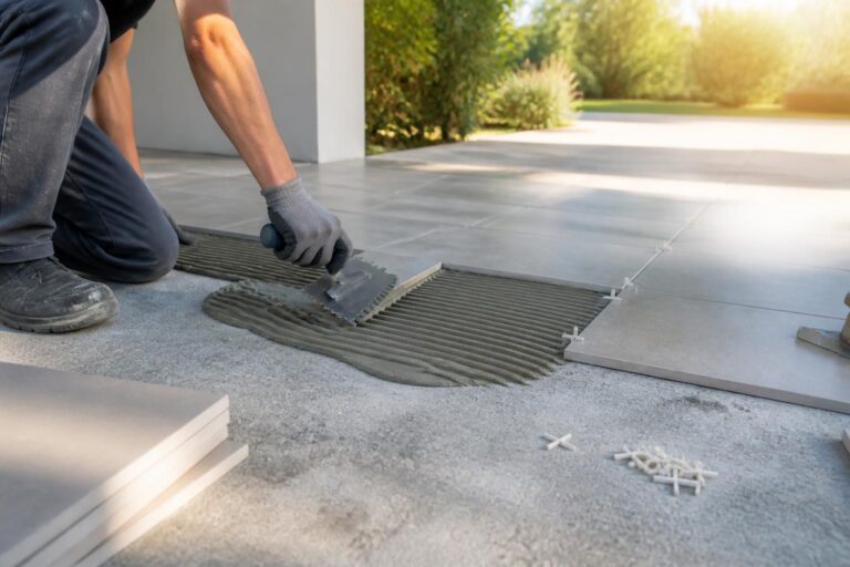 découvrez nos conseils pratiques et les étapes clés pour réussir la pose de carrelage extérieur sur une dalle béton brute, pour un résultat durable et esthétique.