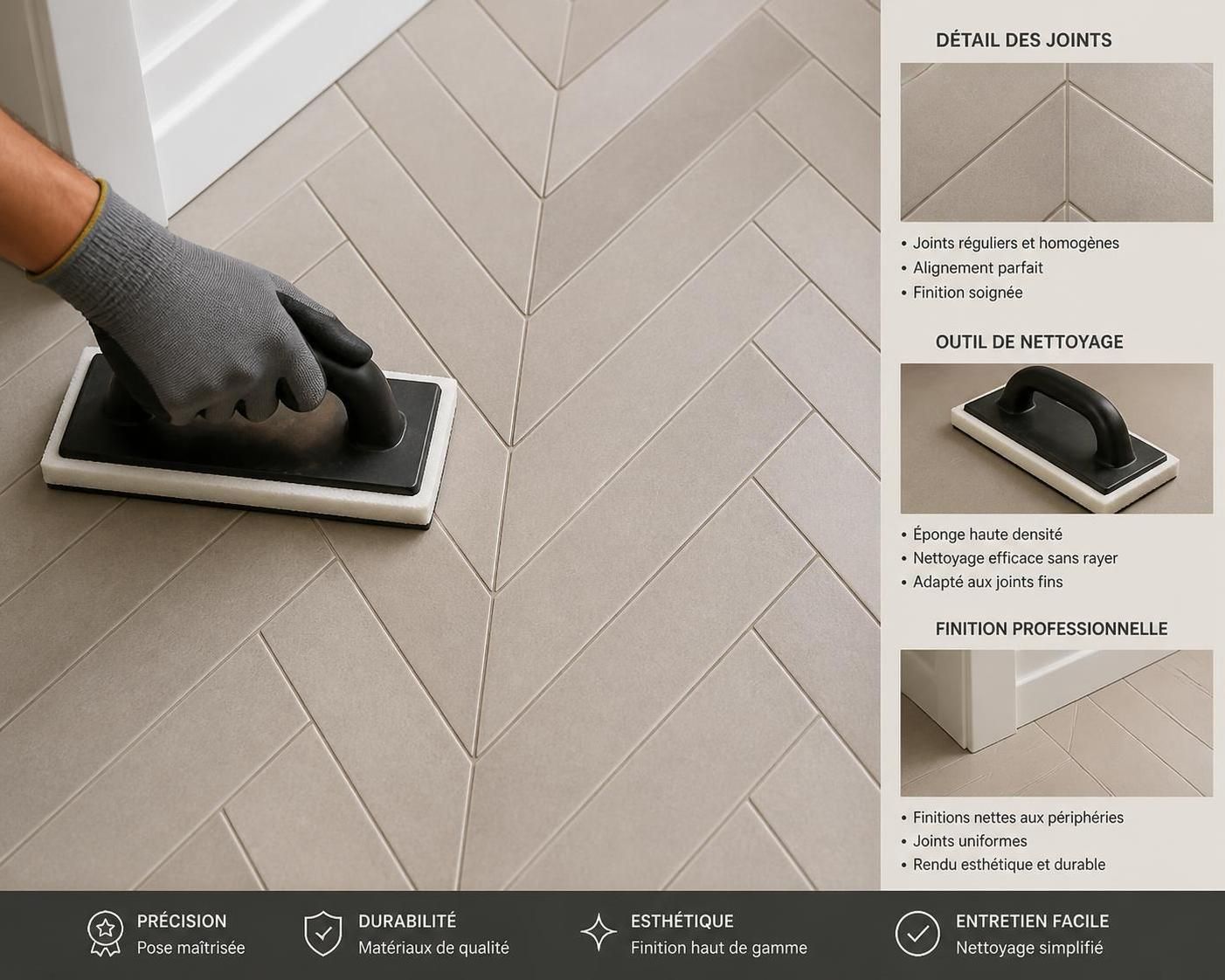 découvrez notre guide complet pour réussir la pose de carrelage en chevron et transformer votre intérieur avec style et élégance.