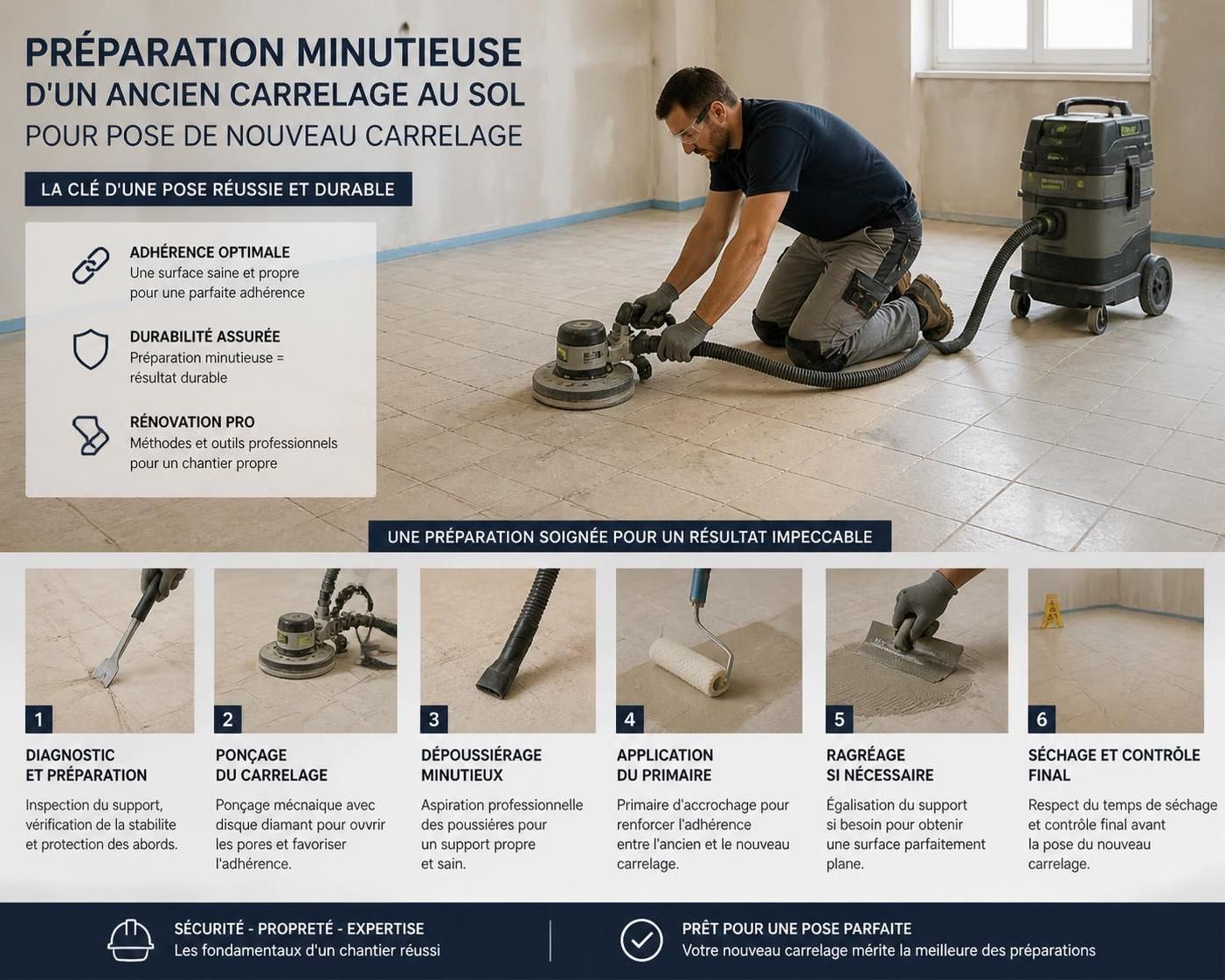 découvrez notre guide complet pour réussir la pose de carrelage sur ancien carrelage, avec des conseils pratiques et astuces pour un résultat durable et esthétique.