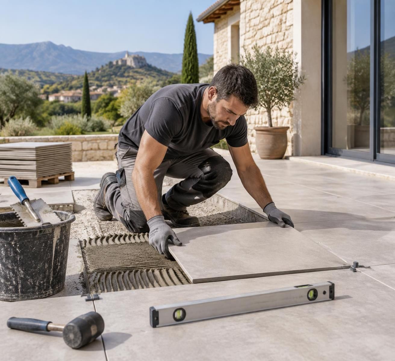 découvrez les méthodes et conseils pratiques pour poser du carrelage sur une terrasse extérieure : préparation du support, choix des matériaux et étapes clés.