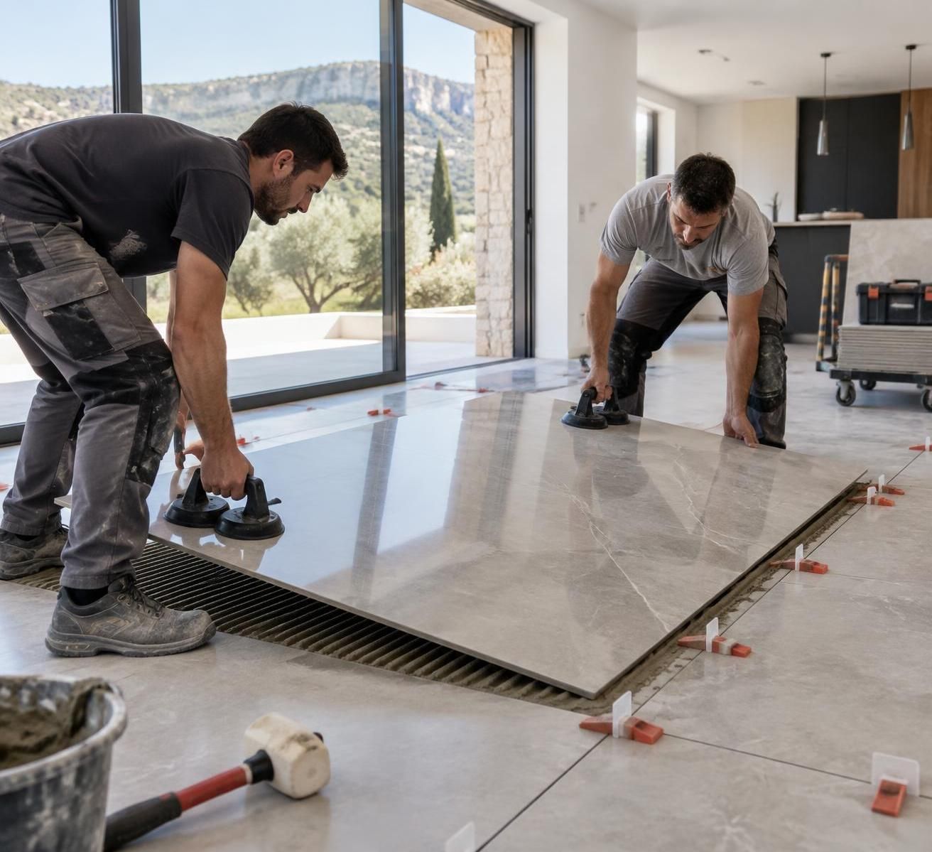 découvrez le prix de pose d’un carrelage 120x240 en 2026 : tarifs au m², coût de la main-d’œuvre et facteurs qui influencent le budget.