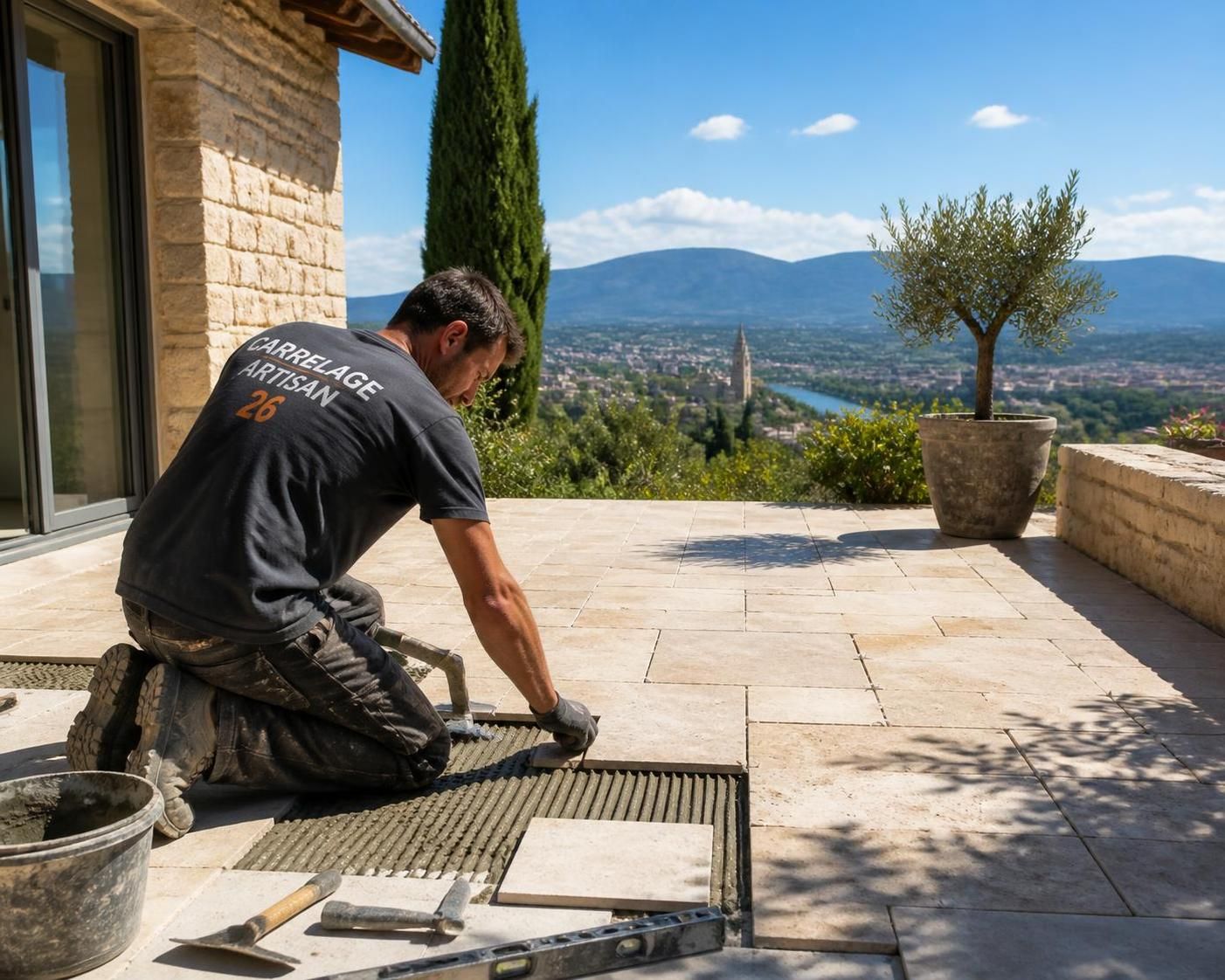 découvrez le prix de la pose de carrelage pour terrasse au m² sans fourniture en 2026 et obtenez des conseils pour bien choisir votre artisan et optimiser votre budget.