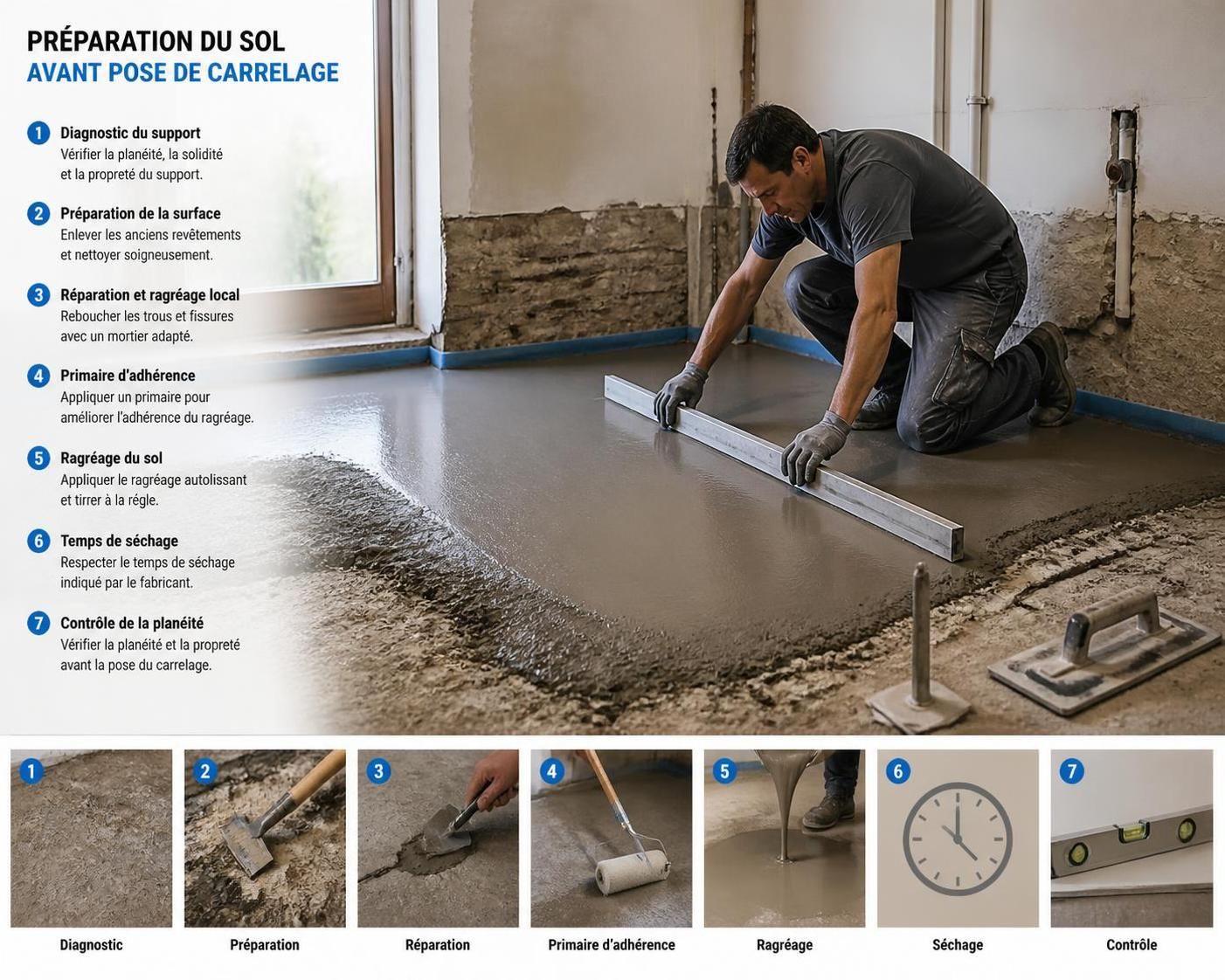 découvrez le prix du m² de carrelage en 2026 et obtenez toutes les informations nécessaires pour planifier vos travaux de rénovation ou construction.