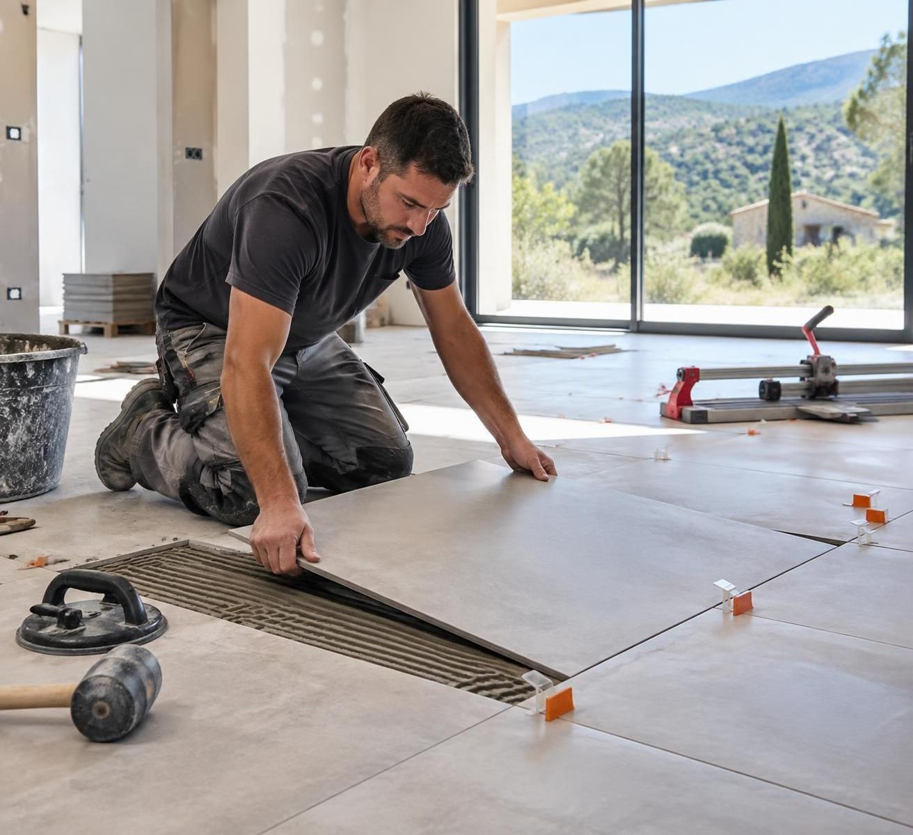 découvrez le prix moyen de la pose de carrelage en 2026, les tarifs au m² et les facteurs qui influencent le coût de vos travaux.