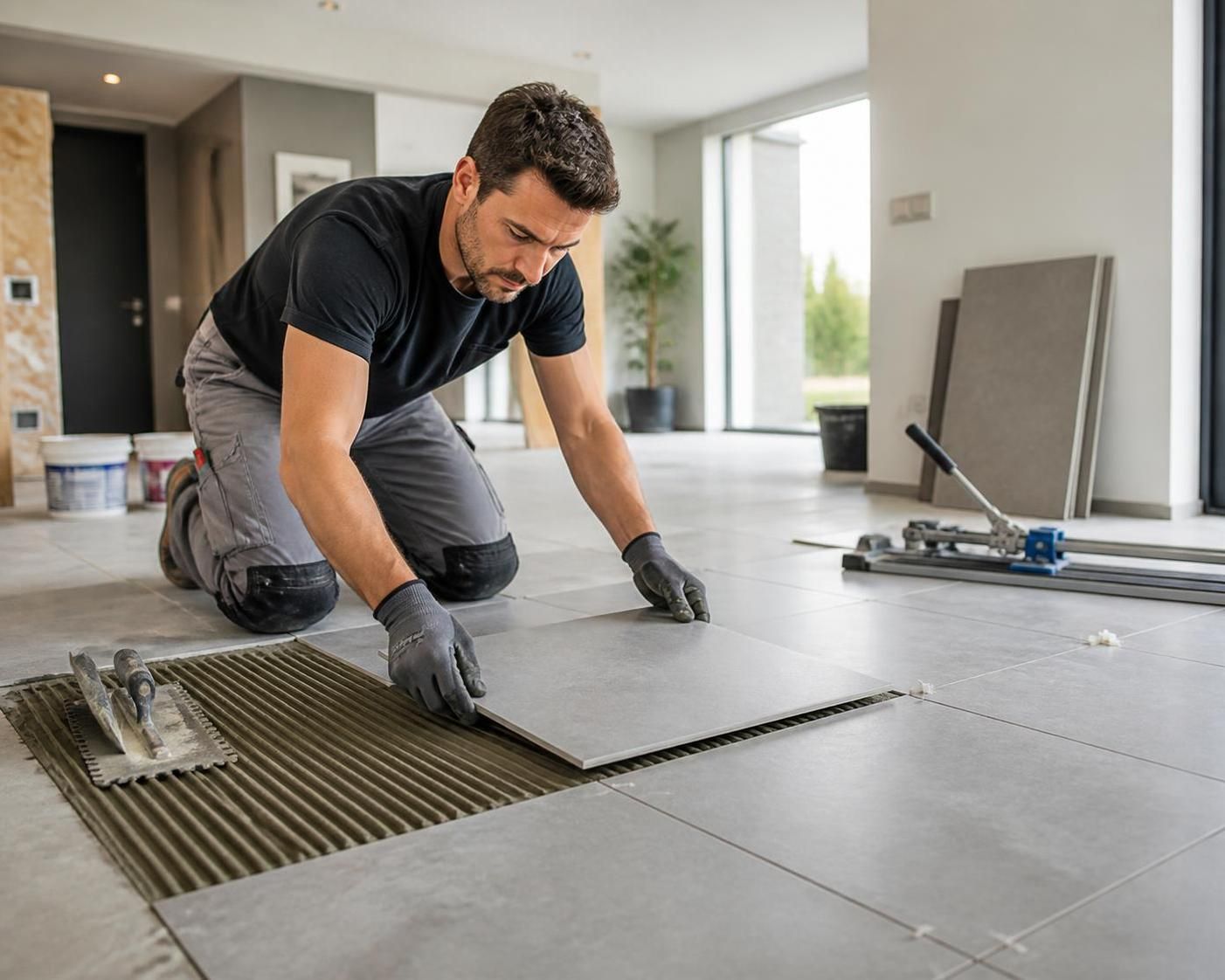 découvrez le tarif de pose de carrelage au m² en 2026 et obtenez une estimation précise pour vos travaux de rénovation ou construction.