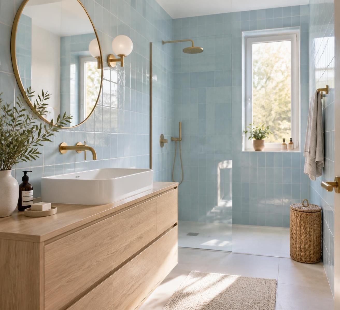 découvrez des idées de carrelage bleu pour la salle de bain, explorez ses nuances et profitez de conseils pratiques pour choisir le style idéal.