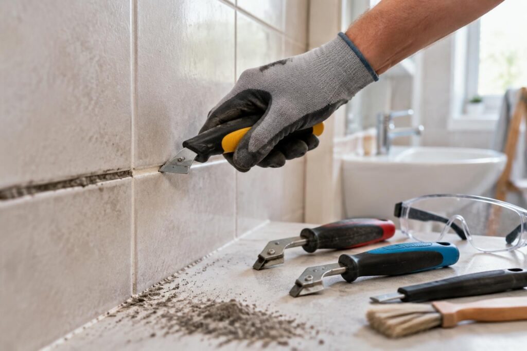 découvrez comment choisir le grattoir à joints adapté et l’utiliser efficacement pour retirer les joints usés sans abîmer votre carrelage.