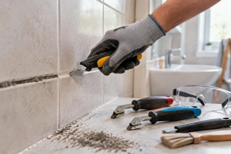 découvrez comment choisir le grattoir à joints adapté et l’utiliser efficacement pour retirer les joints usés sans abîmer votre carrelage.