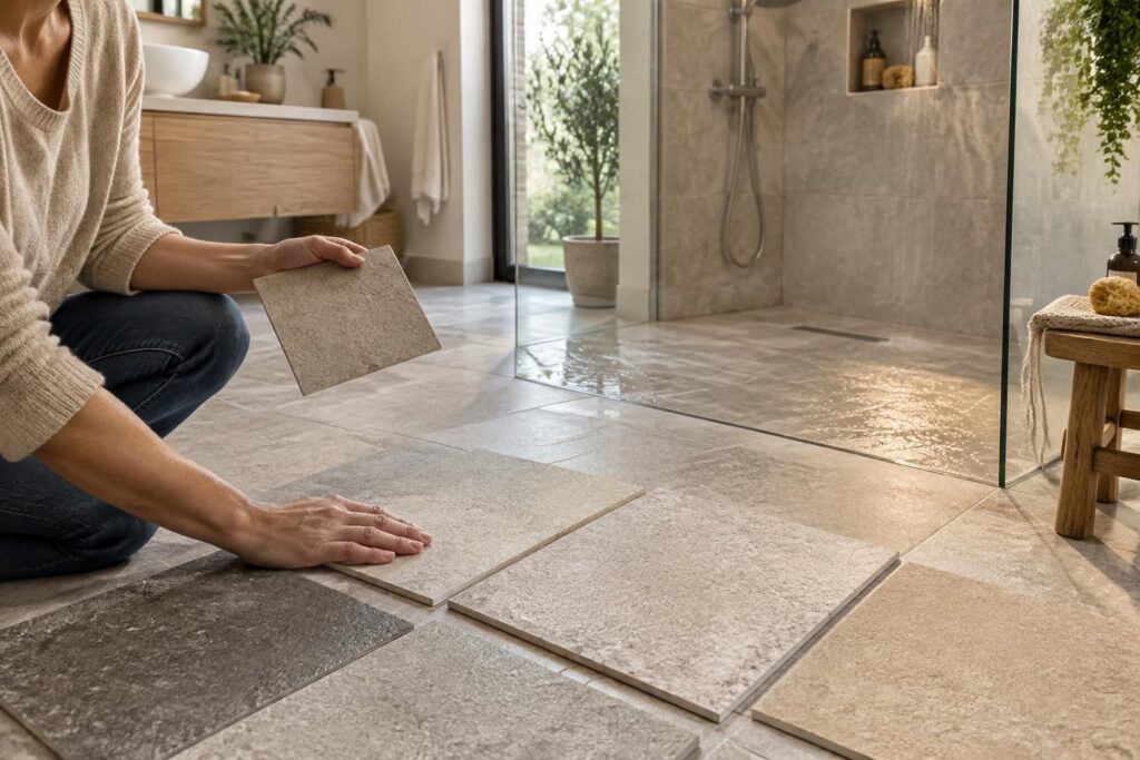 découvrez comment choisir un carrelage de salle de bain antidérapant : comparez les normes, les matériaux et les finitions pour allier sécurité et esthétique.