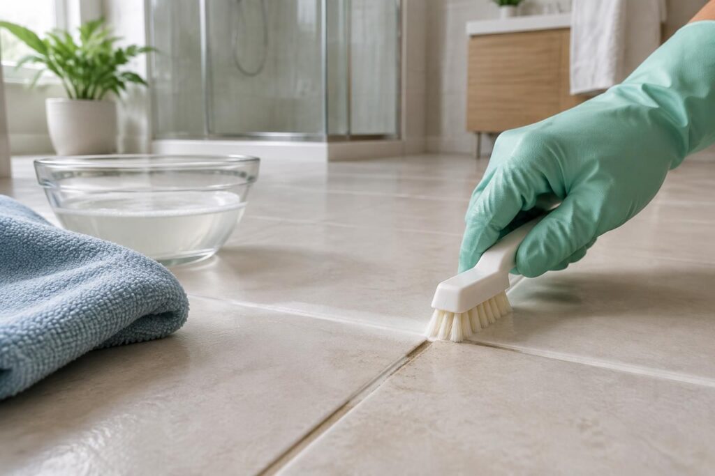 découvrez comment nettoyer efficacement les joints de carrelage avec des astuces simples, tout en préservant leur couleur et leur intégrité.