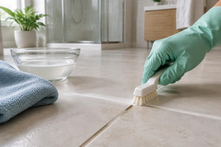 découvrez comment nettoyer efficacement les joints de carrelage avec des astuces simples, tout en préservant leur couleur et leur intégrité.