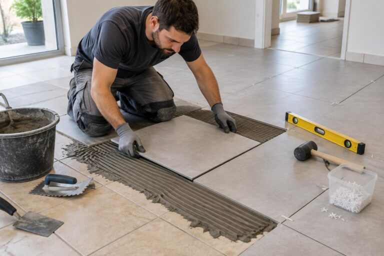 découvrez comment poser du carrelage sur un ancien revêtement : préparation du support, choix des matériaux et étapes clés pour éviter les erreurs.