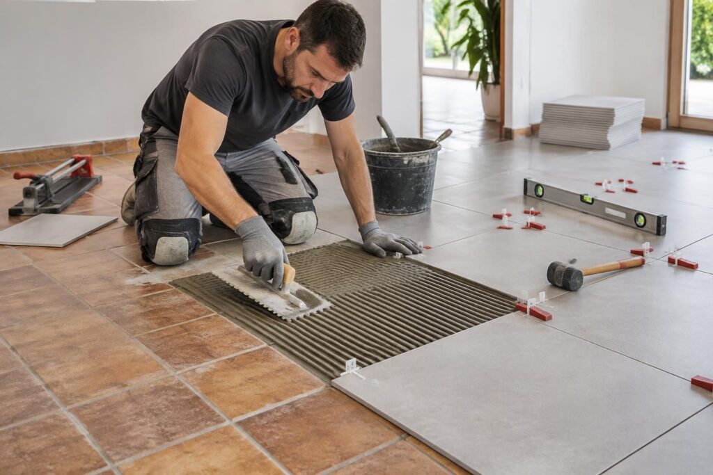 découvrez comment poser du carrelage sur un ancien carrelage : préparation du support, choix des produits et étapes clés pour éviter les erreurs.