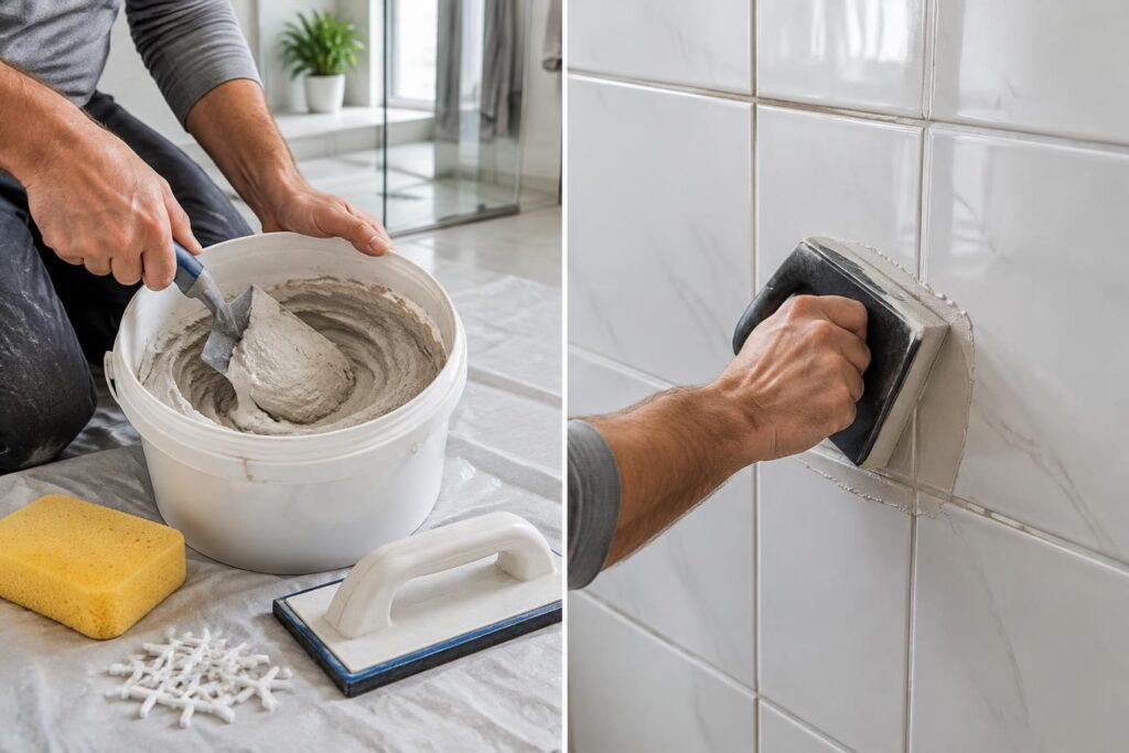 découvrez comment préparer et appliquer un enduit sur le carrelage de votre salle de bain, avec des conseils pour un résultat durable et soigné.