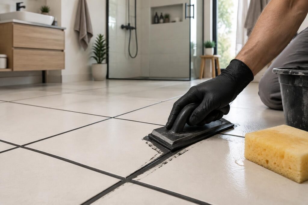 découvrez les avantages du joint de carrelage noir, nos conseils pour l’entretenir et les étapes clés pour réussir sa pose.